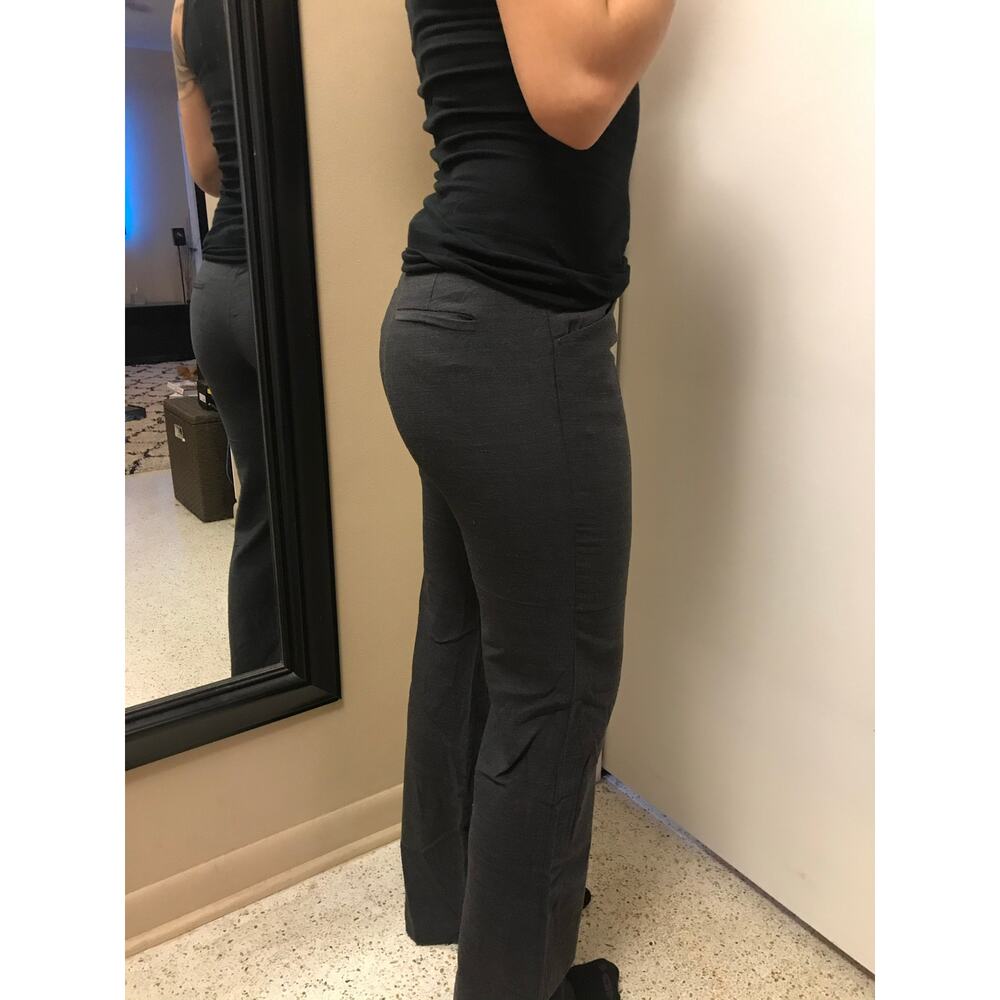 Elie Tahari Grey Wool Trousers Size 4